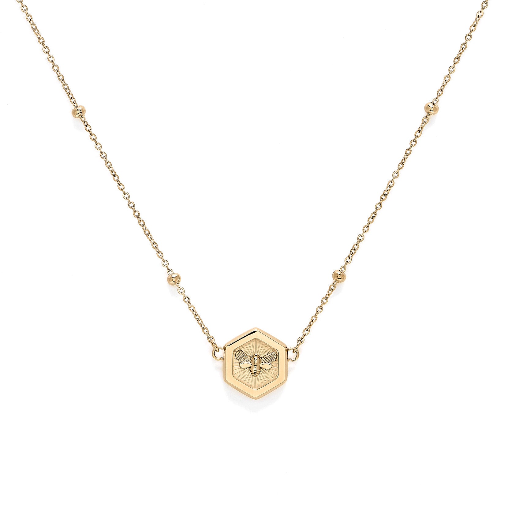 Signature Dogwood Flower Gold Pendant Necklace | Olivia Burton London
