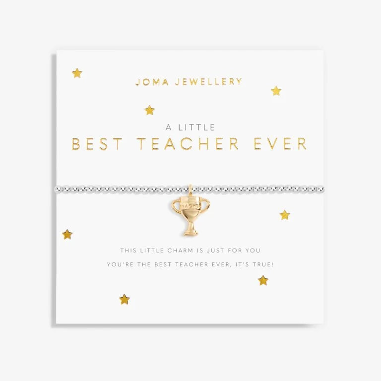 Joma "A Little Best Teacher Ever" Bracelet