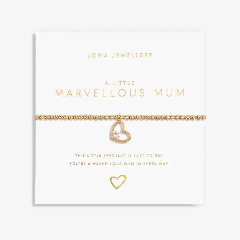 Joma "A Little Marvellous Mum" Bracelet in Gold