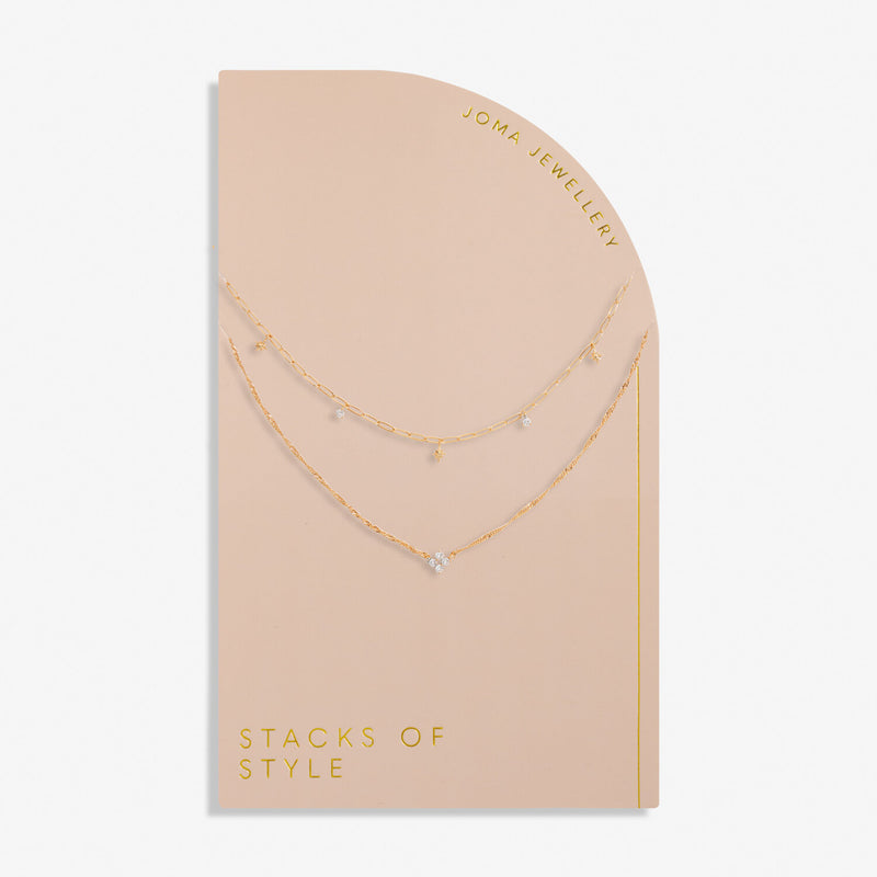 Joma Stacks of Style Gold Star Necklace
