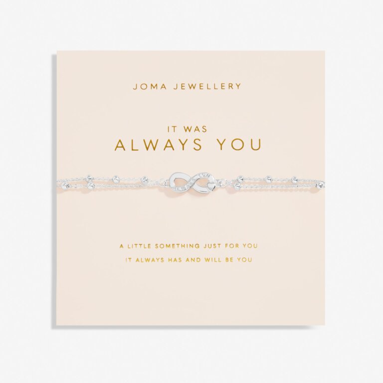 Joma Jewellery Double Heart Chain Bracelet, Silver/Rose Gold at John Lewis  & Partners