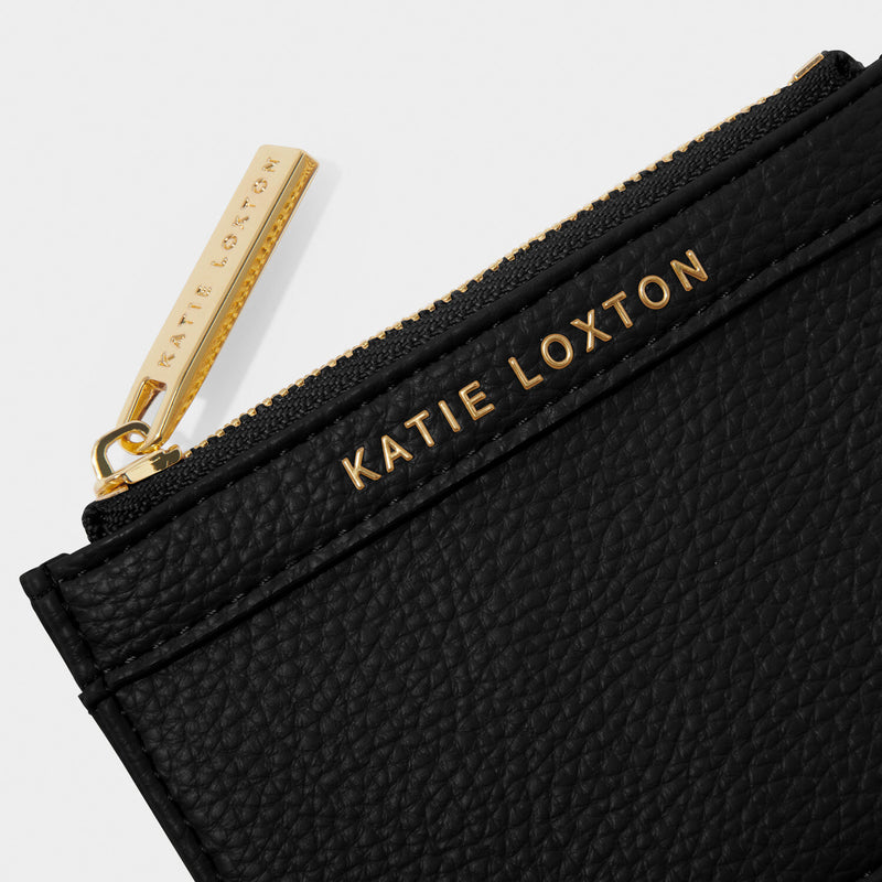 Katie Loxton Cleo Coin Purse & Card Holder in Black