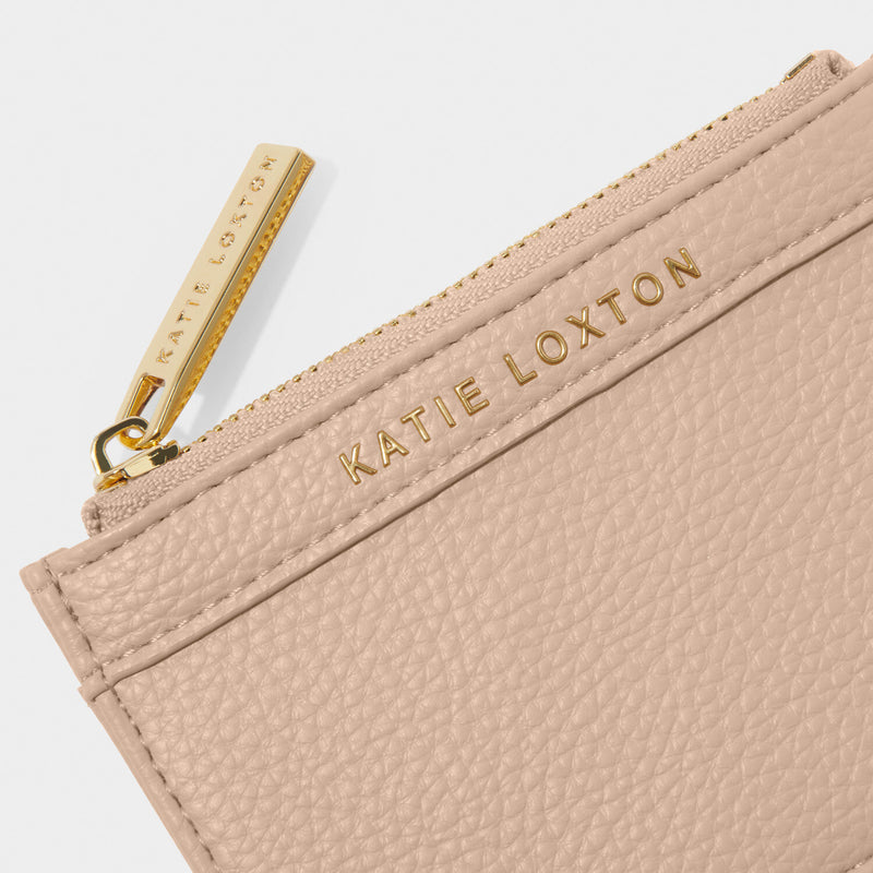 Katie Loxton Cleo Coin Purse & Card Holder in Soft Tan