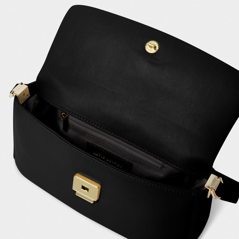 Katie Loxton Serena Small Shoulder Bag in Black