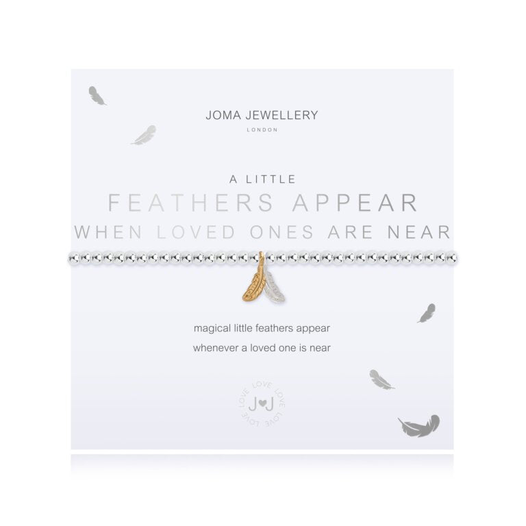 Joma "A Little Feathers Appear When Loved Ones Are Near" Bracelet