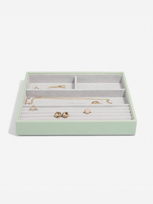 Stackers Classic Ring & Bracelets Layer in Sage Green
