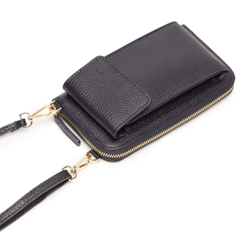 Elie Beaumont Navy Phonebag