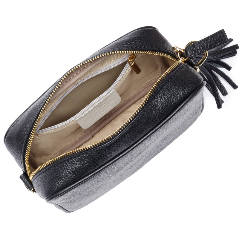 Elie Beaumont Black Tassel Bag