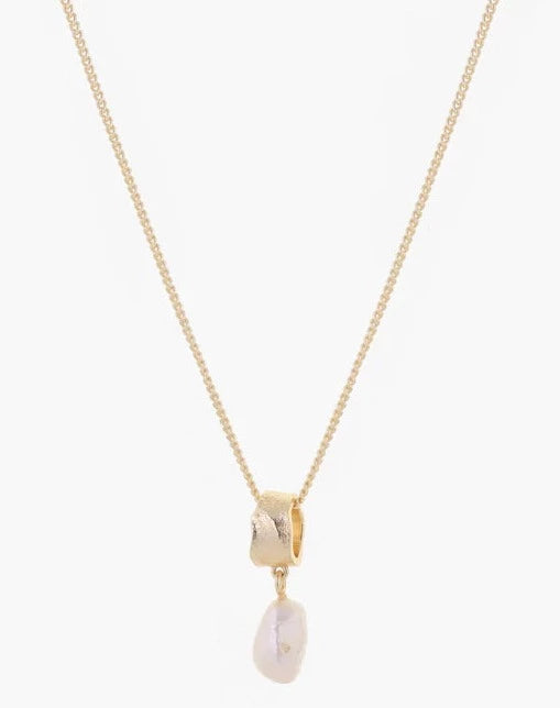 Tutti & Co. Freshwater Pearl Necklace in Gold