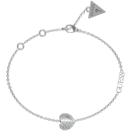 Guess Lovely Heart Bracelet in Silver Cherry Soda Jewellery