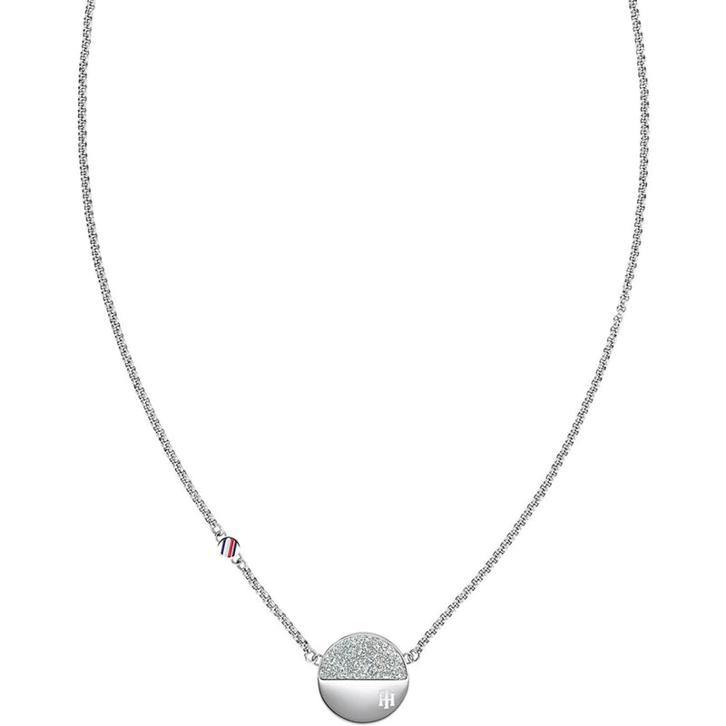 Tommy Hilfiger Circular Motion Necklace in Steel